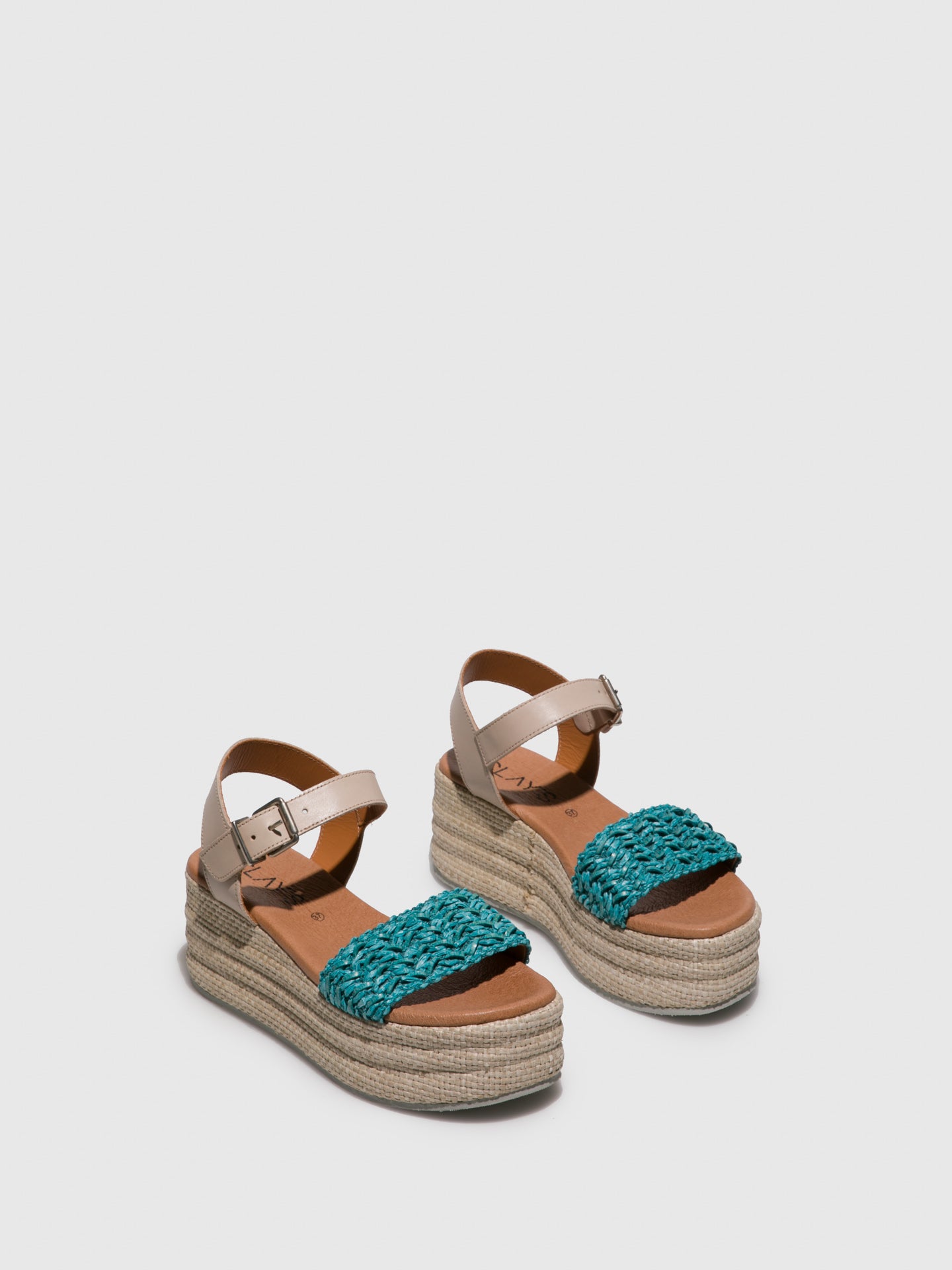 Clay's Turquoise Platform Sandals